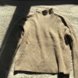 PRETTY LITTLE THING PETITE BEIGE TURTLENECK SWEATER
